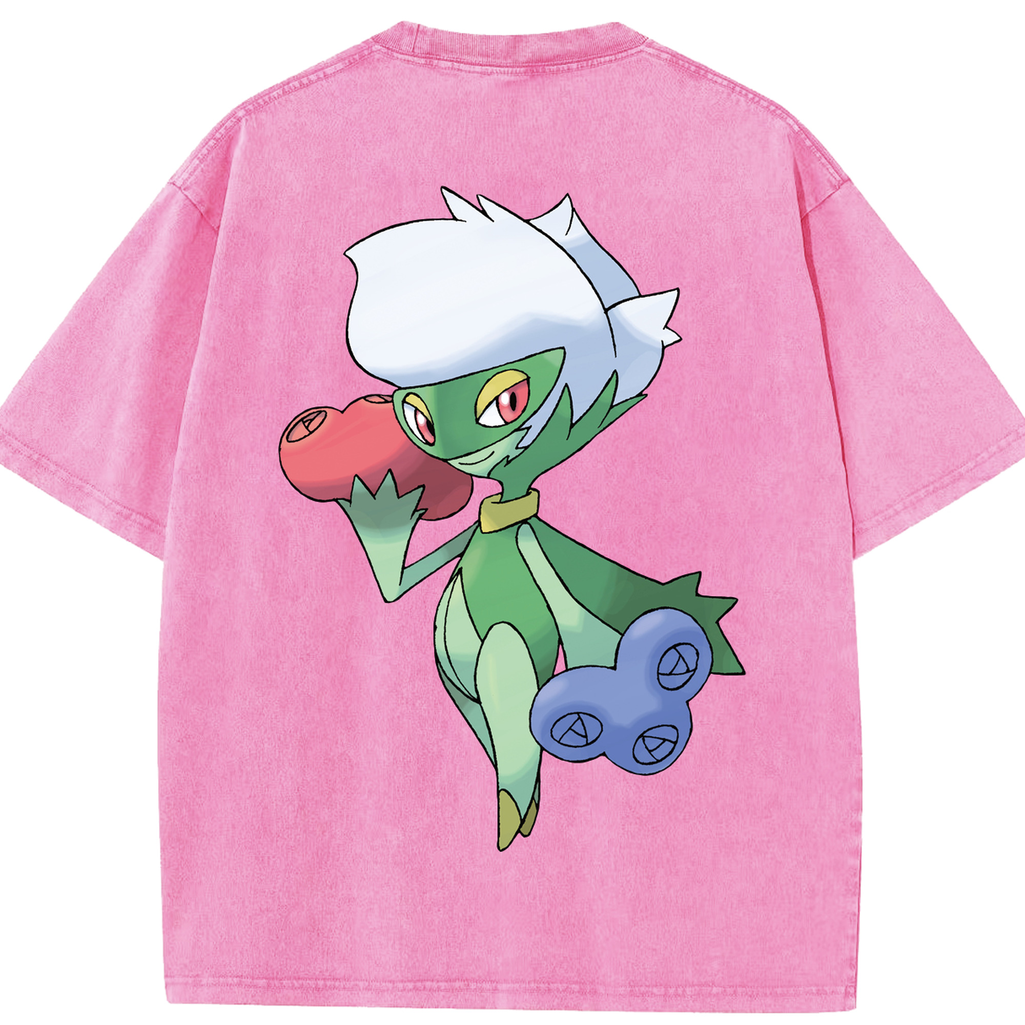 （画像用） ポケットモンスター Pokémon 綿100% ヴィンテージ風 半袖Tシャツ（背面プリント）